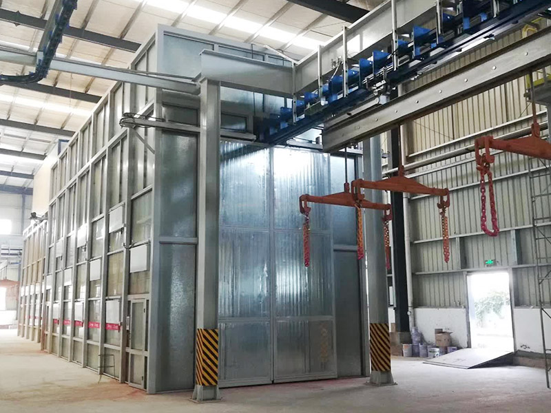 积放链输送喷漆线