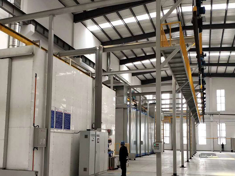 自行葫芦输送喷粉线