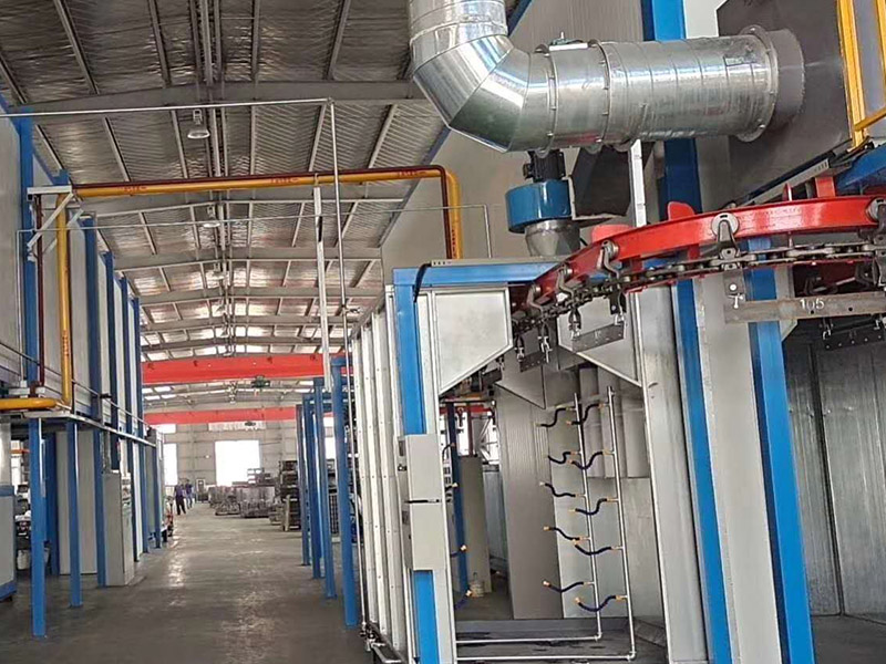 重型链输送喷漆流水线