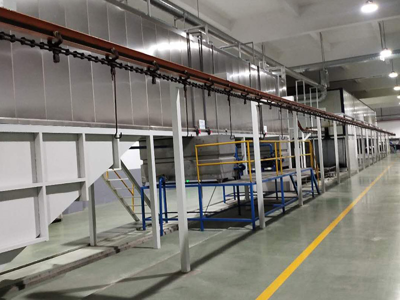 浸喷一体前处理流水线